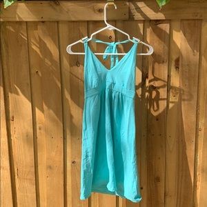 Victoria’s Secret Turquoise Halter Dress
